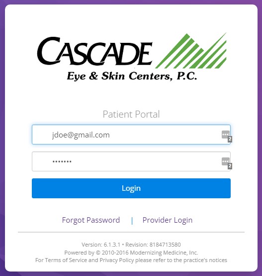 Patient Portal Overview Cascade Eye Skin Centers