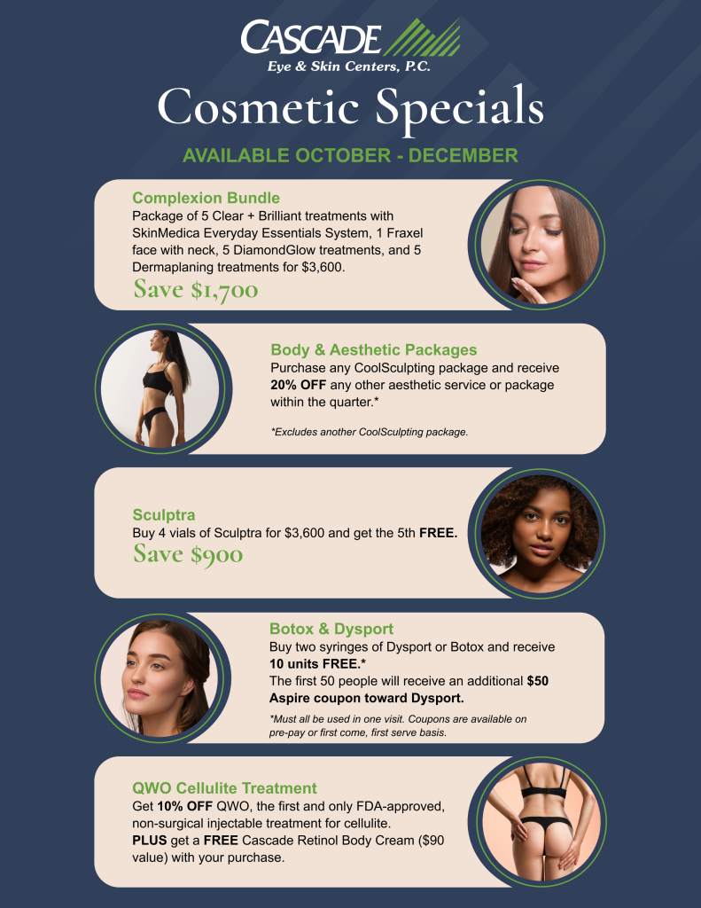 Specials Cascade Eye And Skin Centers