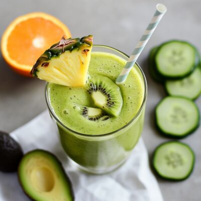 Citrus and Cucumber NutraSmoothie Healthy Smoothie Recipe